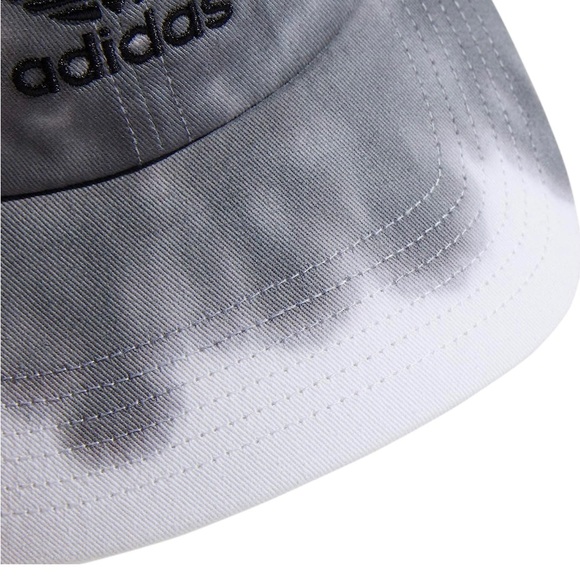 NWT Adidas Originals One Size Precurved Color Wash Tie-Dye Hat, Gray White. MEN - Picture 4 of 16